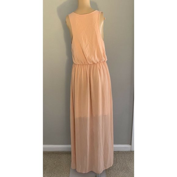 EUC Gibson & Latimer Maxi Dress Long Size M Orange - Picture 2 of 10